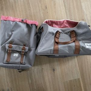 Hershel Backpack and Duffle Matching Set (used)